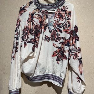 Long sleeve blouse